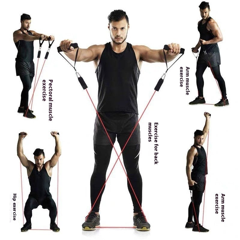 Door Sports Set: 11-piece Pulling Rope