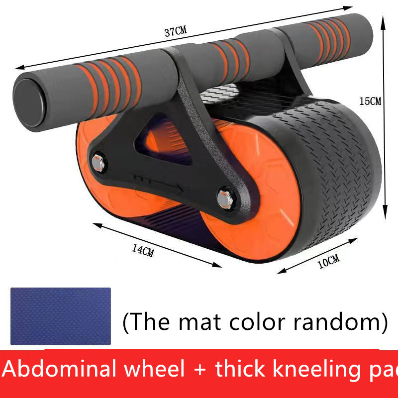 Double Wheel Ab Exerciser - Perfect for Home Waist Training.