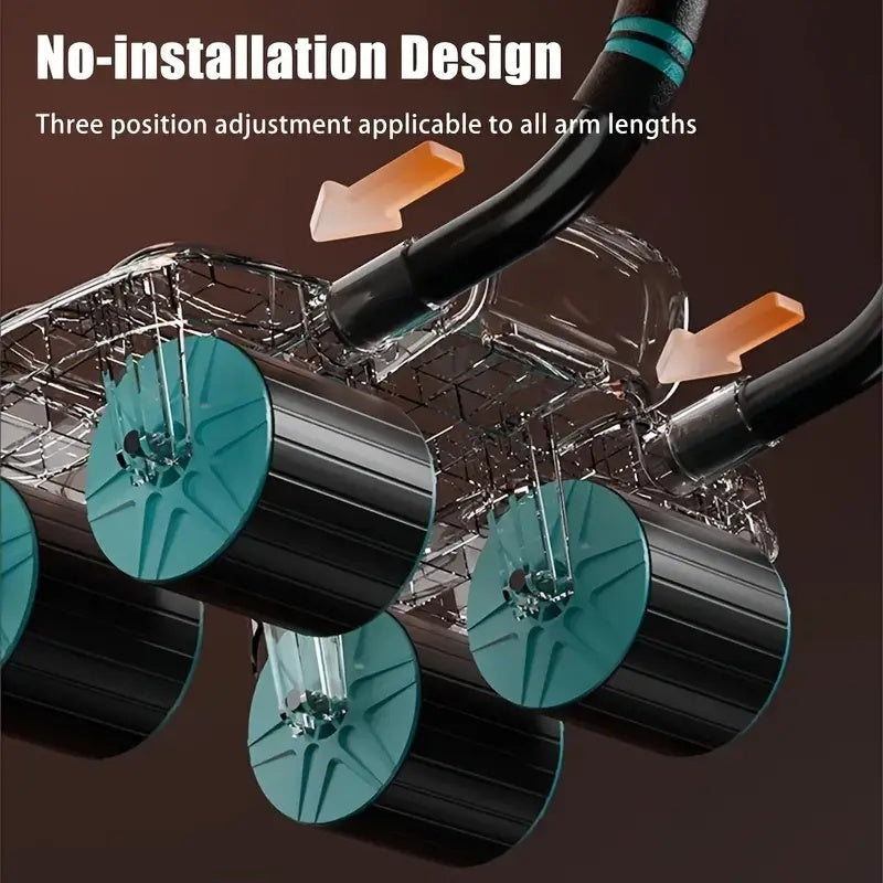 2 Ab Rollers with Elbow Support