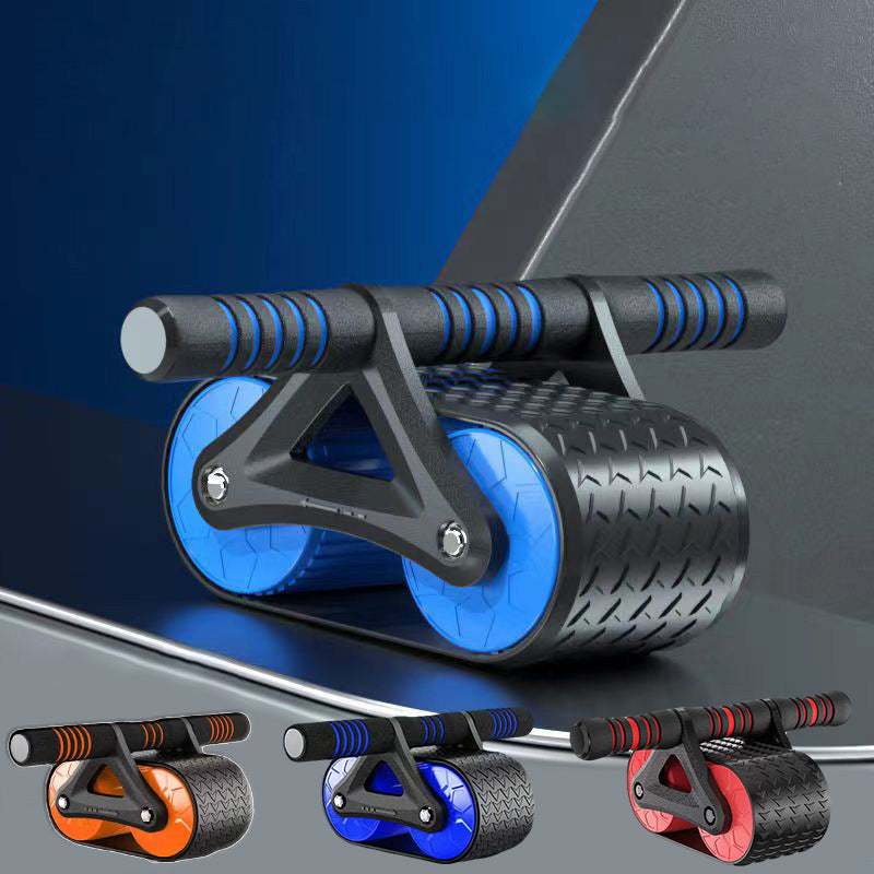 Double Wheel Ab Exerciser - Perfect for Home Waist Training.