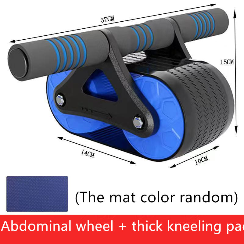 Double Wheel Ab Exerciser - Perfect for Home Waist Training.