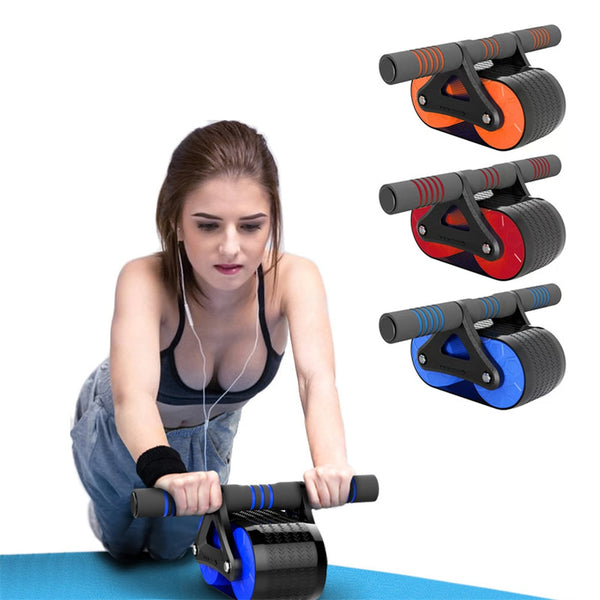 Double Wheel Ab Exerciser - Perfect for Home Waist Training.