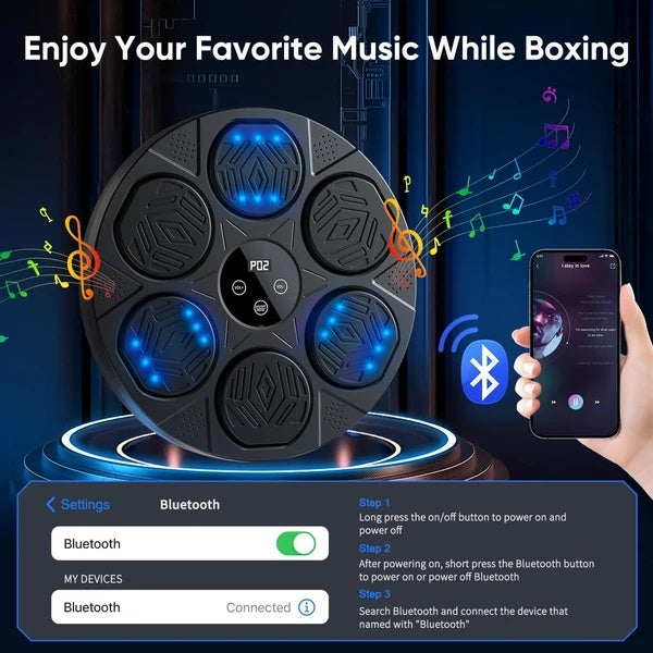 Music Boxing Machine with Bluetooth Speaker