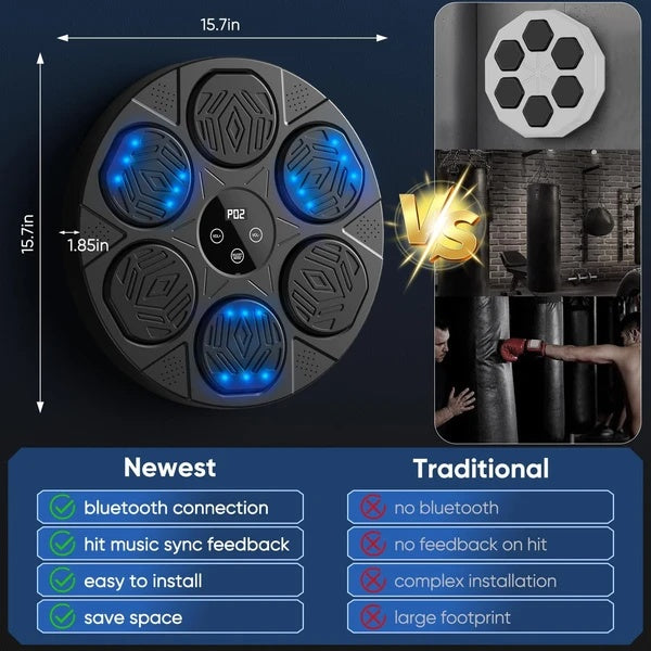 Music Boxing Machine with Bluetooth Speaker